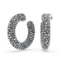 Swarovski - Orecchini Sublima - Cristalli Bianchi - Placcato Rodio