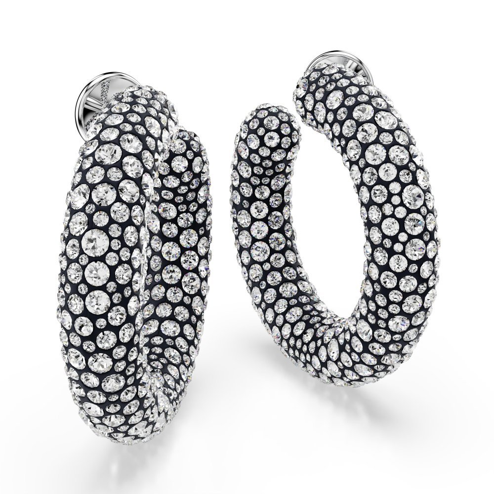Swarovski - Orecchini Sublima - Cristalli Bianchi - Placcato Rodio