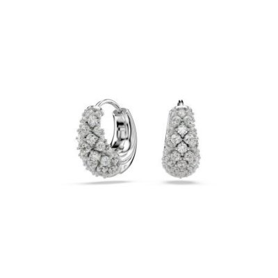 Swarovski - Orecchini Sublima - Placcati Rodio - Zirconia Bianca