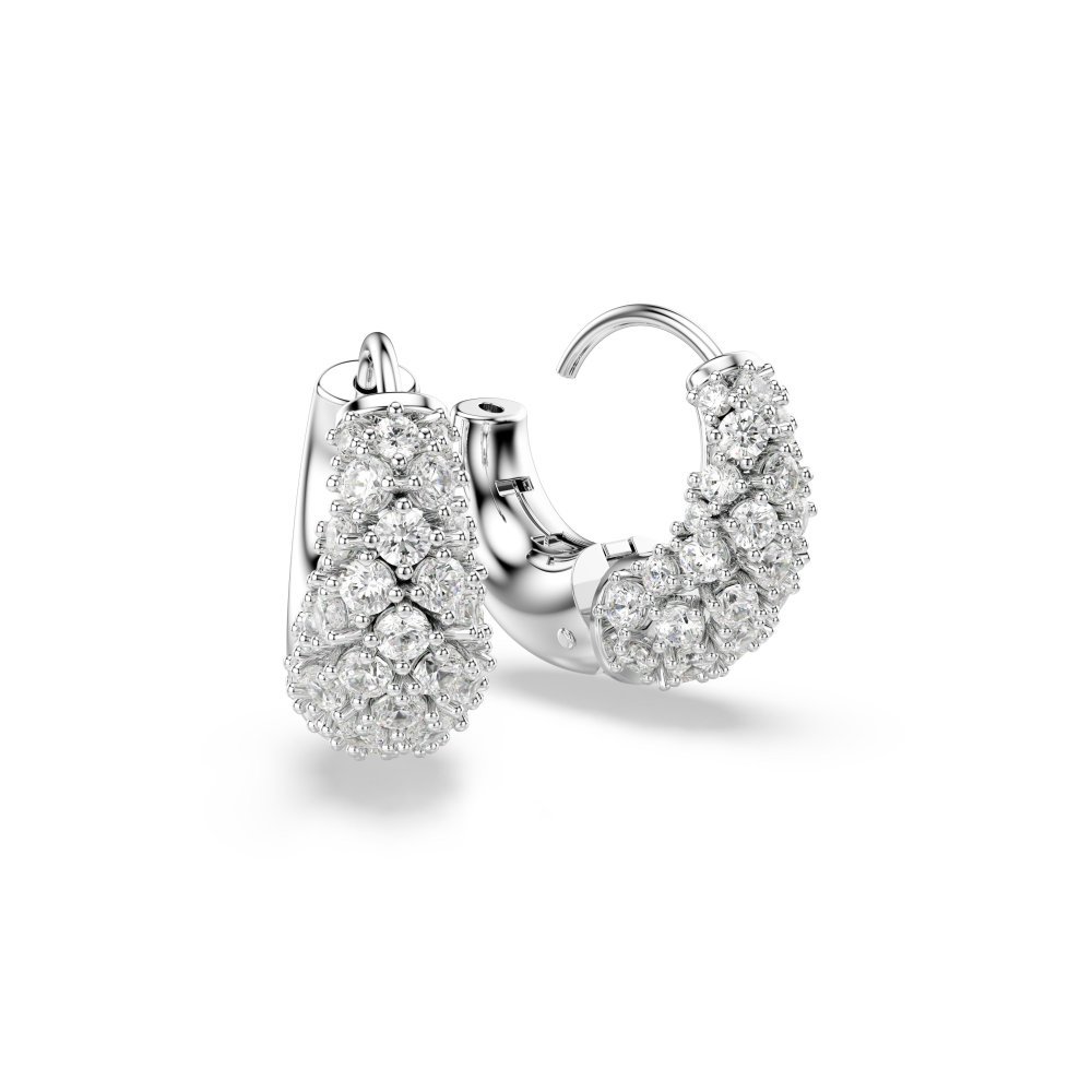 Swarovski - Orecchini Sublima - Placcati Rodio - Zirconia Bianca