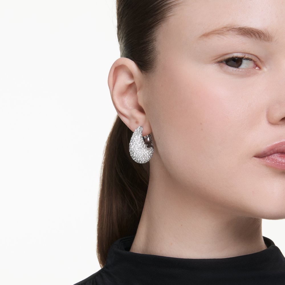 Swarovski - Orecchini Sublima - Placcato Rodio - Zirconia