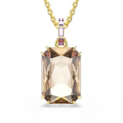 Swarovski - Pendente Millenia - Cristallo Caramello - Placcato Oro