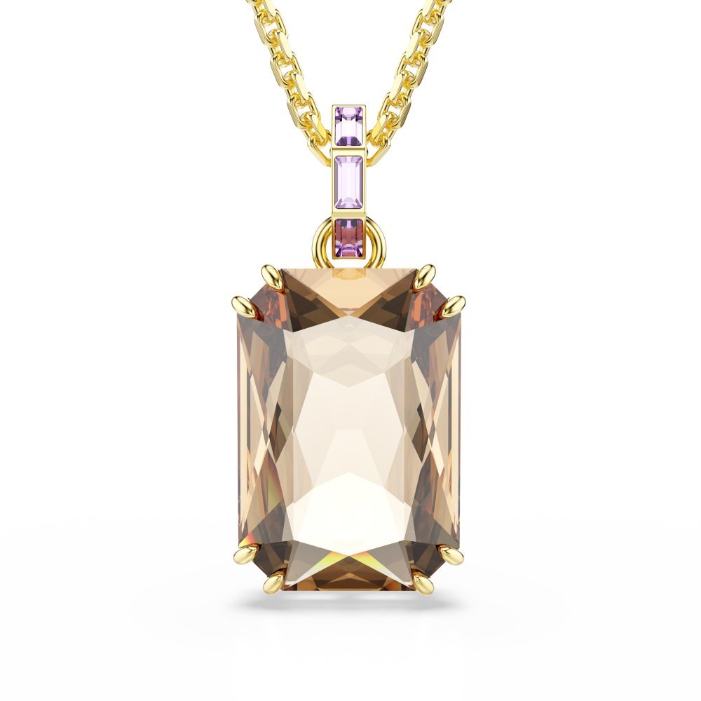 Swarovski - Pendente Millenia - Cristallo Caramello - Placcato Oro