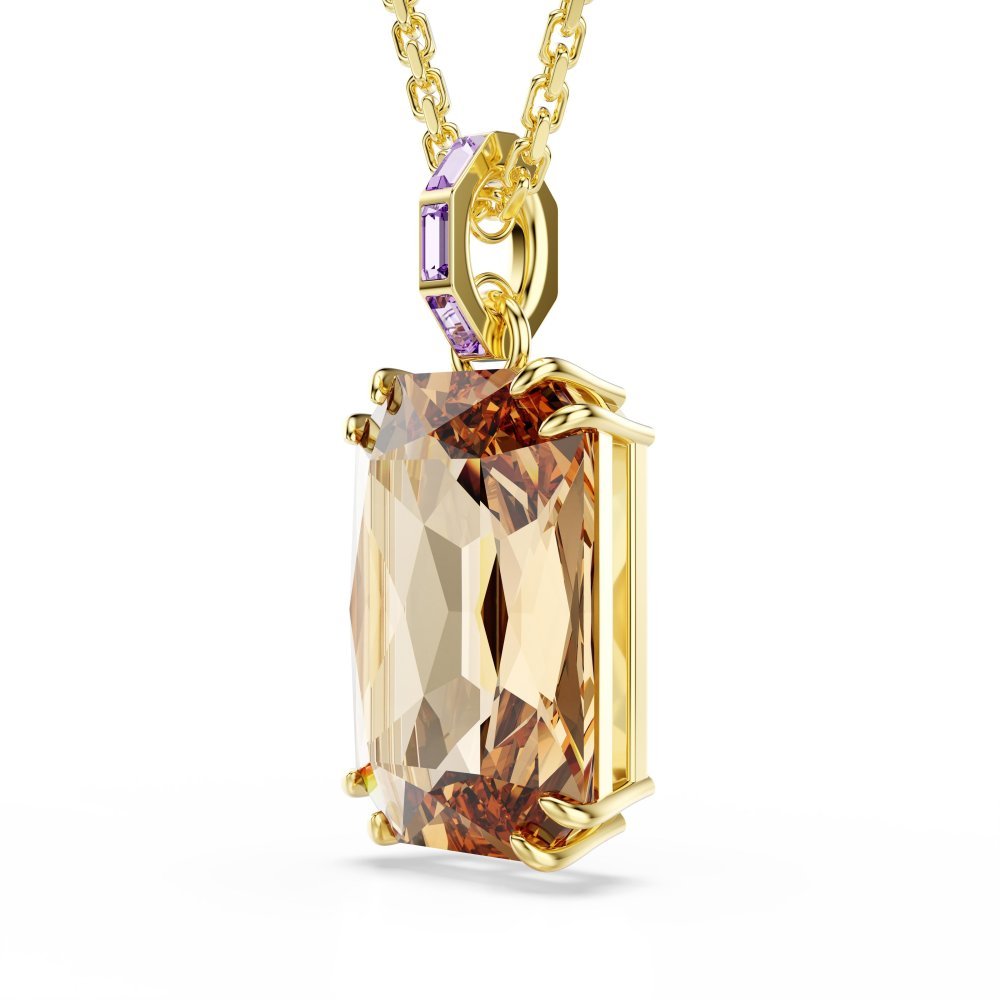 Swarovski - Pendente Millenia - Cristallo Caramello - Placcato Oro