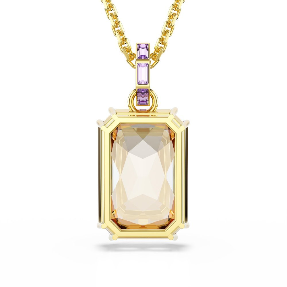 Swarovski - Pendente Millenia - Cristallo Caramello - Placcato Oro
