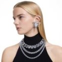 Swarovski - Collana Tennis Millenia - Cristalli Bianchi - Placcato Rodio