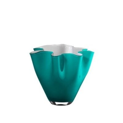 Onlylux - Vaso Opale Light Blue - Vetro - Ø28Xh24 Cm