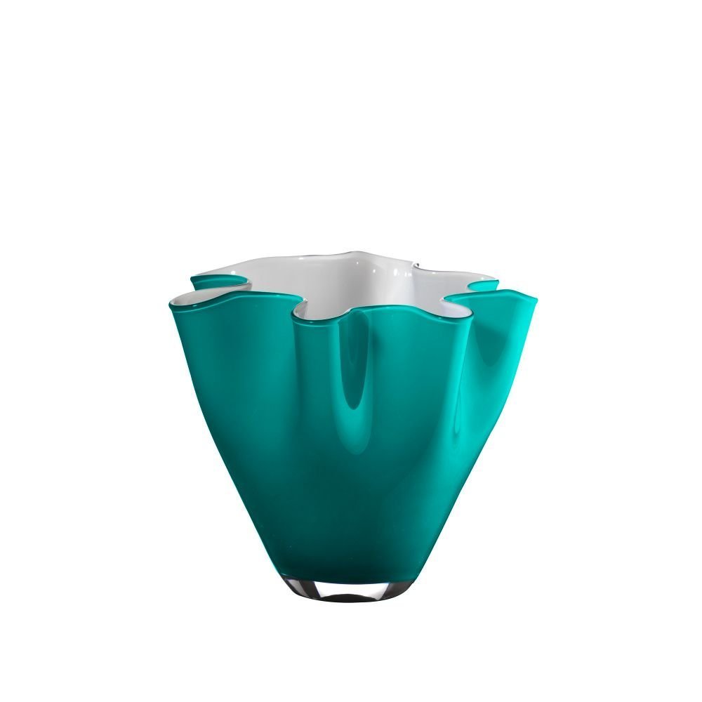 Onlylux - Vaso Opale Light Blue - Vetro - Ø28Xh24 Cm