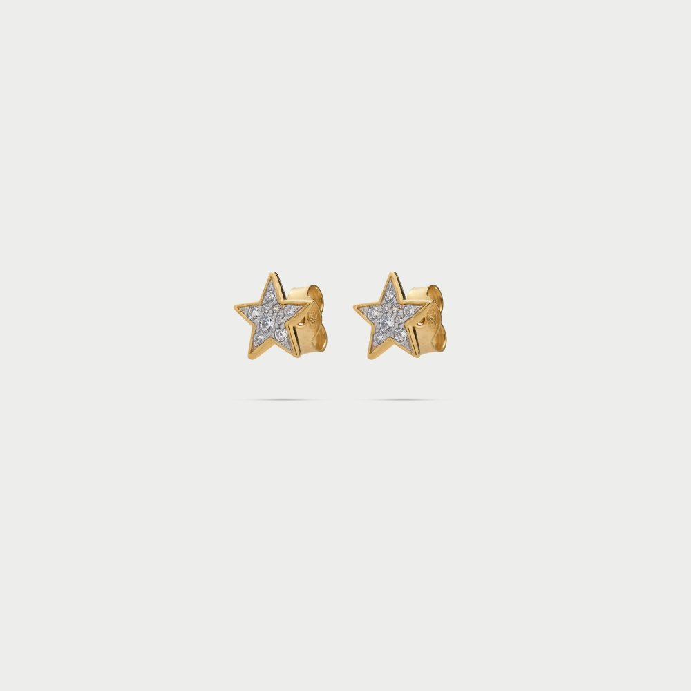 Rue Des Mille - Orecchini Stella - Argento 925 - Micro Zirconi