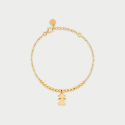 Rue Des Mille - Bracciale Micro 1 Bimba - Argento 925 - Oro Rosa