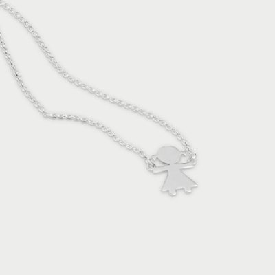 Rue Des Mille - Girocollo Bimba - Argento 925 - Placcatura Oro Rosa