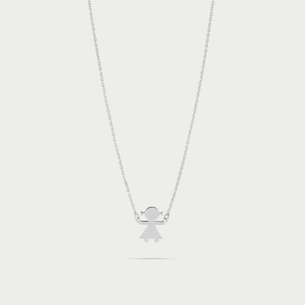 Rue Des Mille - Girocollo Bimba - Argento 925 - Placcatura Oro Rosa