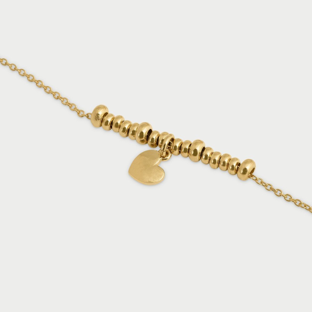 Rue Des Mille - Braccialetto Micro Anelli - Argento 925 - Cuore
