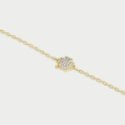 Rue Des Mille - Bracciale Catena Quadrifoglio - Argento - Zirconi