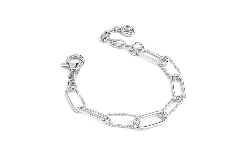 Boccadamo - Bracciale Bbr123 - Argento - Catena Ovale Liscia