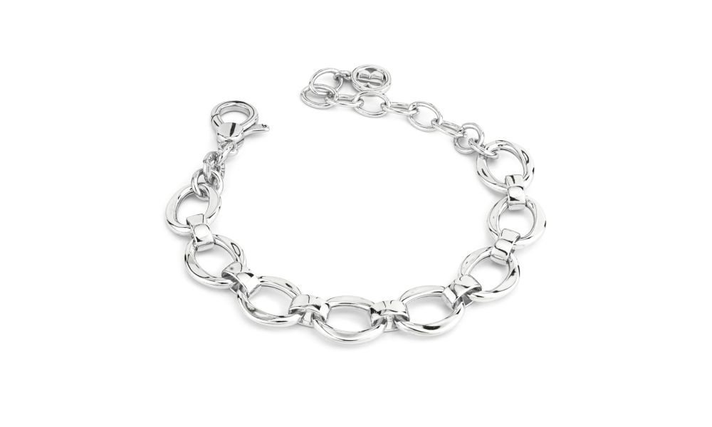 Boccadamo - Bracciale Catena A Dischi - Argento - Donna