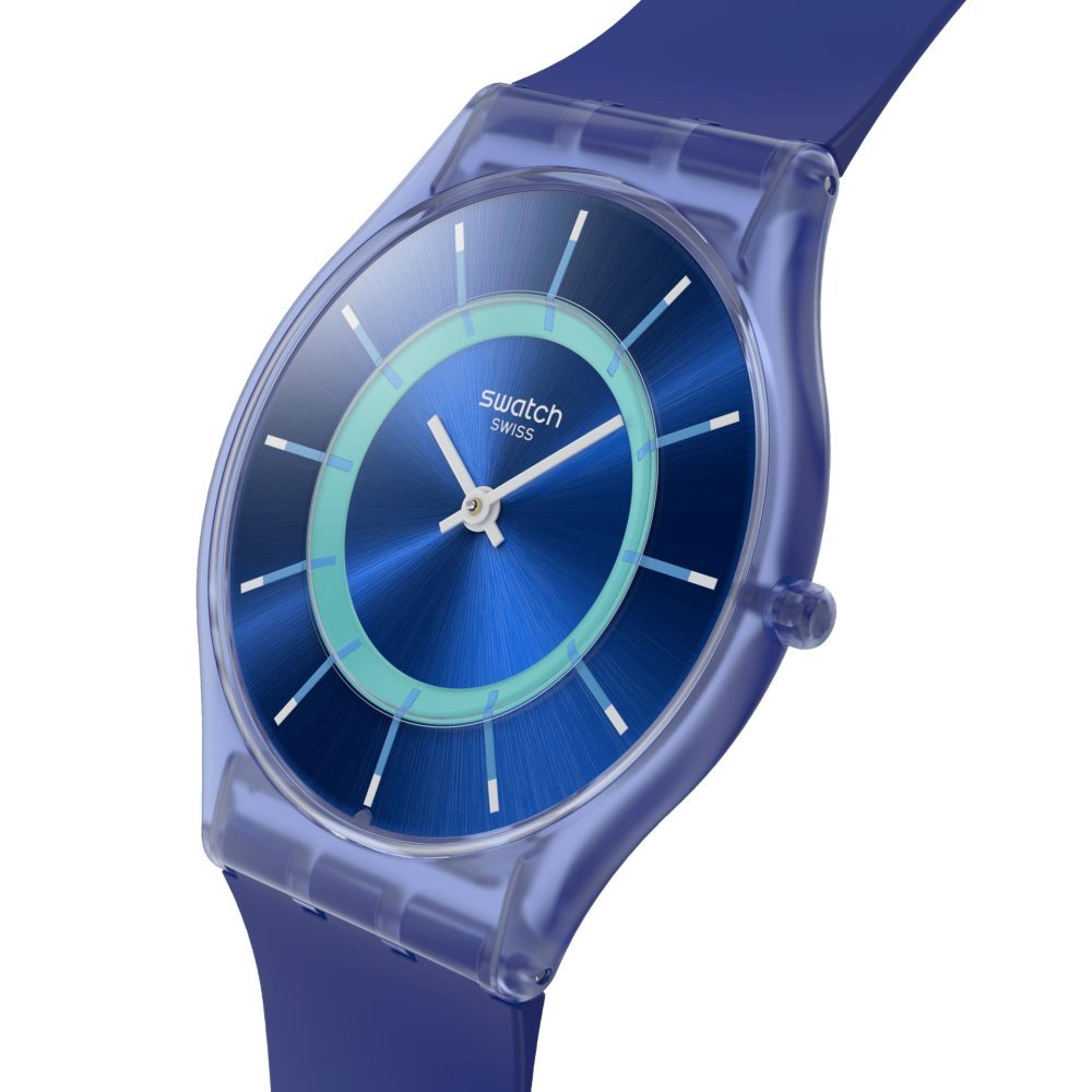 Swatch - Jammy Grape Dream - Quadrante Blu - Cinturino Silicone