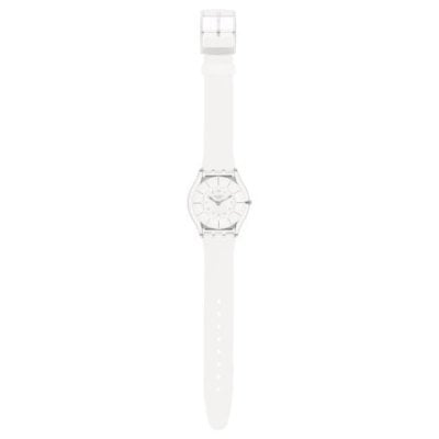 Swatch - White Classiness - Quadrante Bianco - Cinturino Silicone