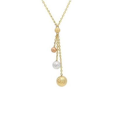 Songa Antonio - Girocollo Elemento Centrale - Oro Tre Colori 18Ct