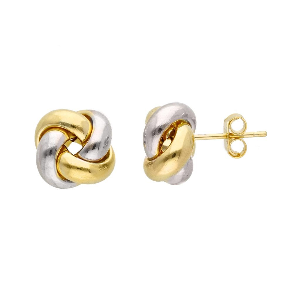 Songa Antonio - Orecchini Lobo - Oro Giallo - Oro Bianco