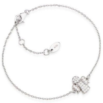 Amen - Bracciale Angeli Zirconi - Argento 925 - Donna