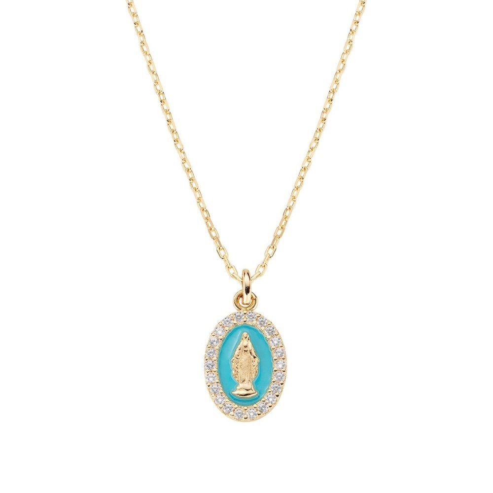 Amen - Collana Mini Medaglia Miracolosa - Argento - Donna