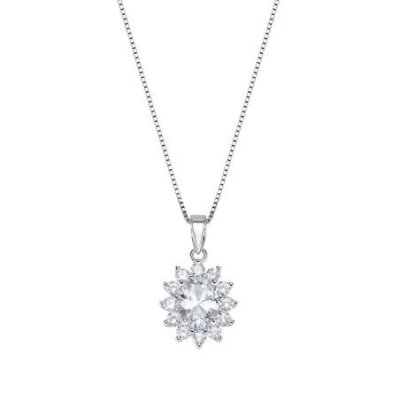 Amen - Collana Royal Lady - Argento 925 - Zirconi Bianchi