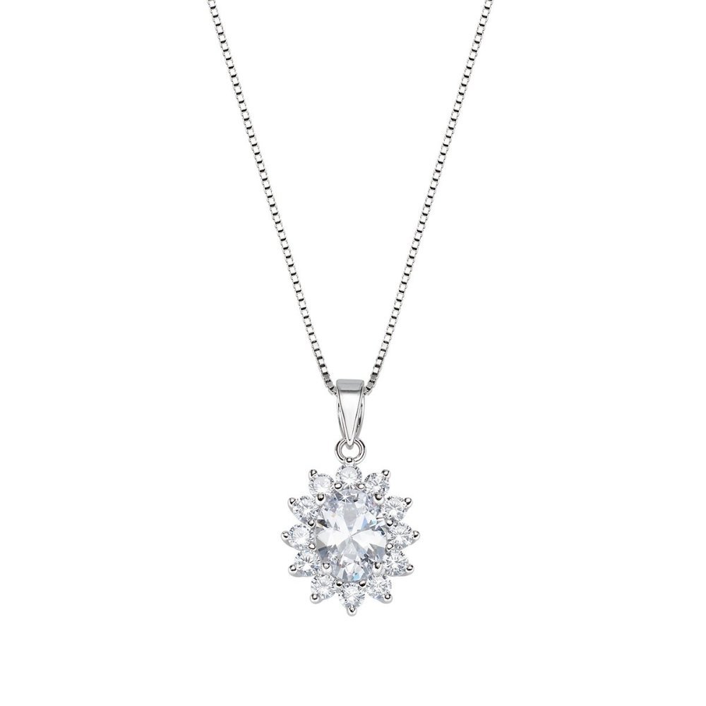 Amen - Collana Royal Lady - Argento 925 - Zirconi Bianchi