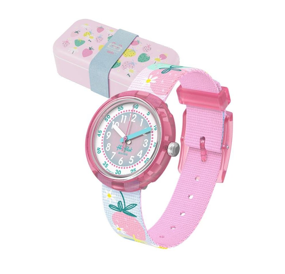 Flik Flak - Berry Nice Bambini - Rosa - Quadrante Bianco