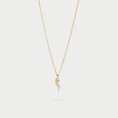 Rue Des Mille - Girocollo Catena Corno - Argento 925 - Zirconi