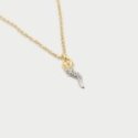 Rue Des Mille - Girocollo Catena Corno - Argento 925 - Zirconi