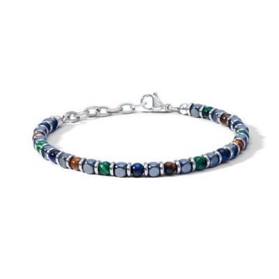Comete Gioielli - Bracciale Acciaio - Pietre