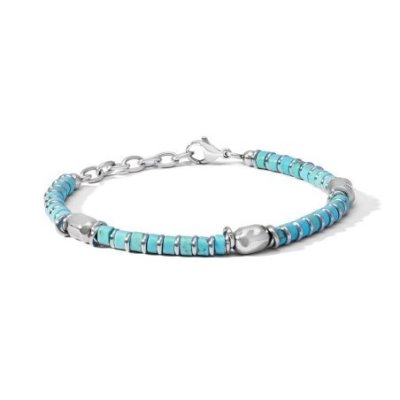 Comete Gioielli - Bracciale Acciaio - Turchese