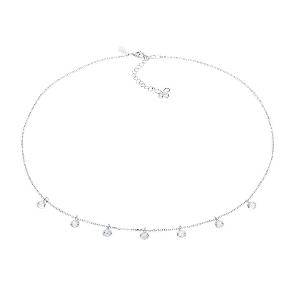 Comete Gioielli - Girocollo Argento - Cristalli Briolette