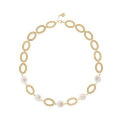 Aquaforte - Collana Perle Barocche - Oro Giallo