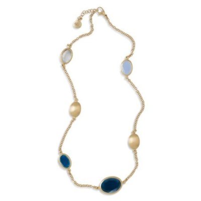Aquaforte - Collana Caramelle - Blu - Oro Giallo