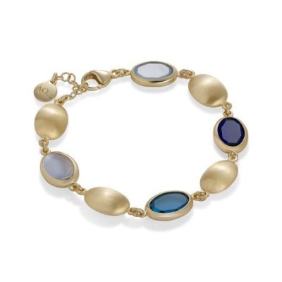 Aquaforte - Bracciale Caramelle - Oro Giallo - Blu