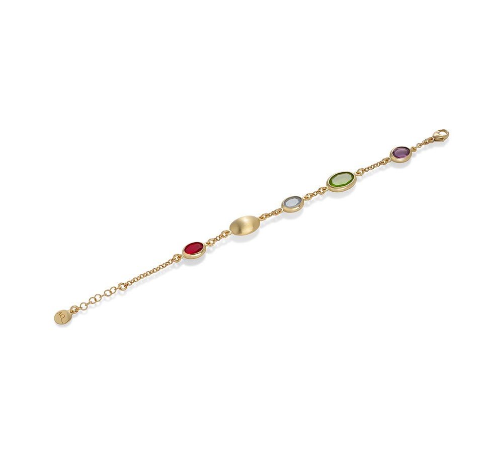 Aquaforte - Bracciale Caramelle - Placcato Oro - Multicolore