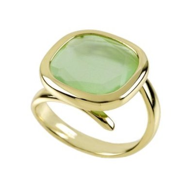 Aquaforte - Anello Aquacaramelle - Verde Milky - Oro