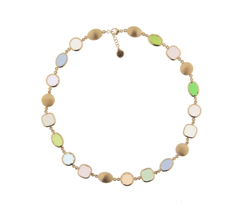 Aquaforte - Collana Coriandoli - Argento 925 - Oro 23Kt