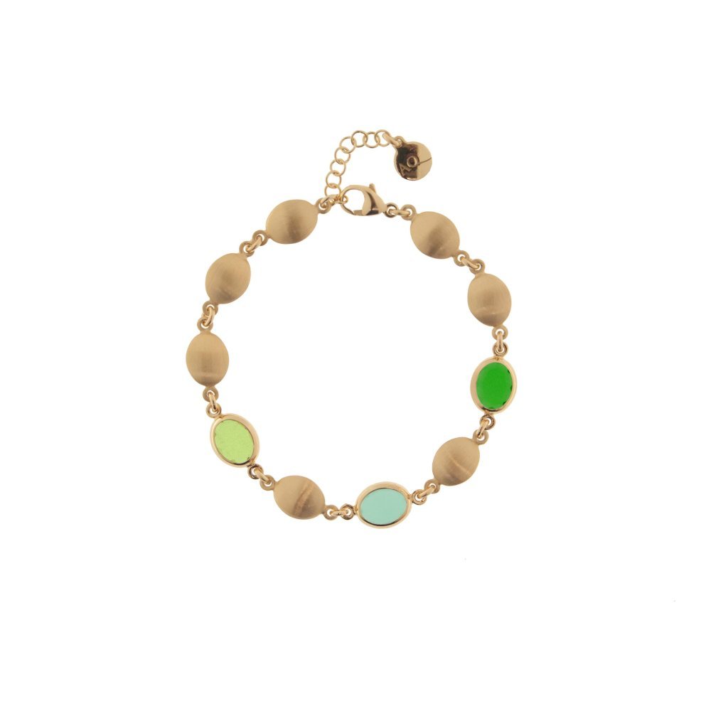 Aquaforte - Bracciale Mignon - Saponette Satinate - Verde