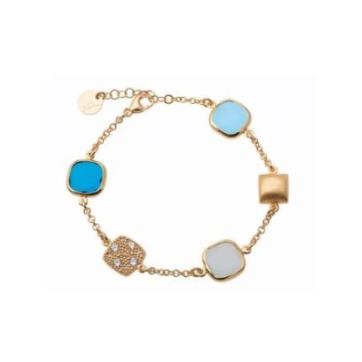 Aquaforte - Bracciale Aquacaramelle - Argento 925 - Oro Giallo