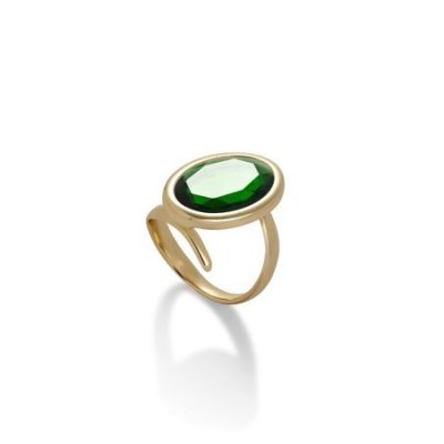 Aquaforte - Anello Caramelle - Verde Bottiglia - Oro