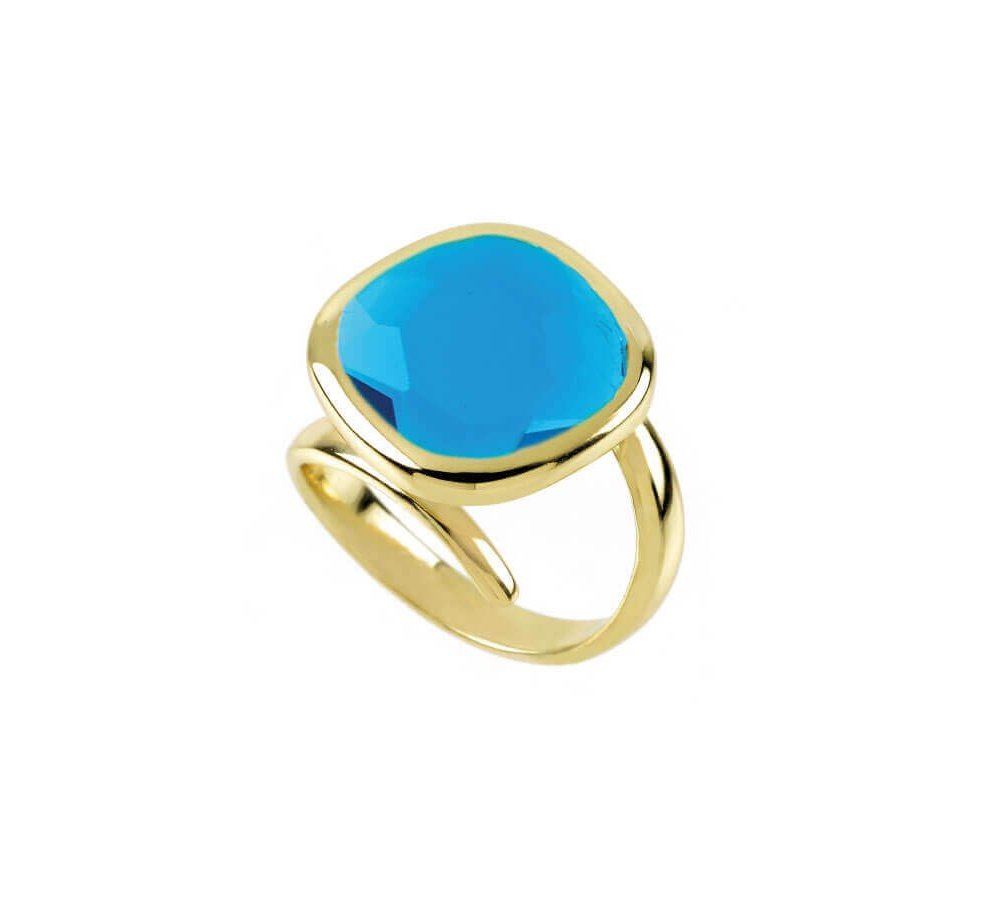 Aquaforte - Anello Aquacaramelle - Argento - Oro Giallo
