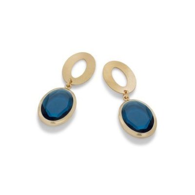 Aquaforte - Orecchini Pendenti - Blu - Vintage