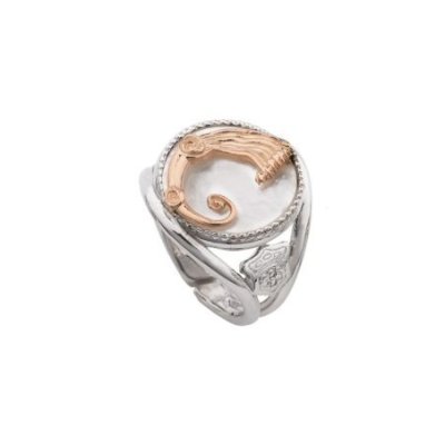 Spadafora - Anello Drago Nuance - Argento