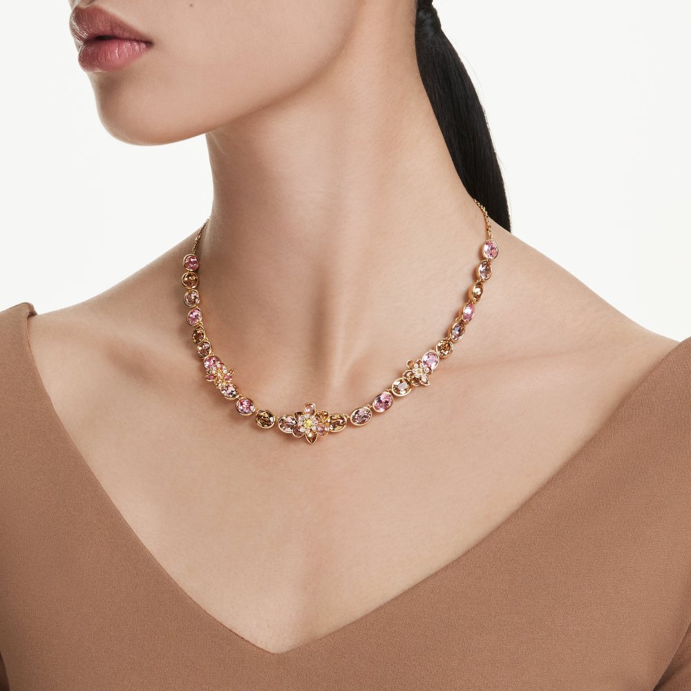Swarovski - Collana Idyllia - Cristalli - Fiori