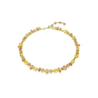 Swarovski - Collana Tennis Gema - Cristalli - Giallo
