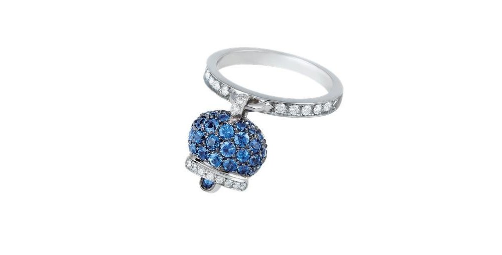 Chantecler - Anello Campanelle - Oro Bianco - Diamanti