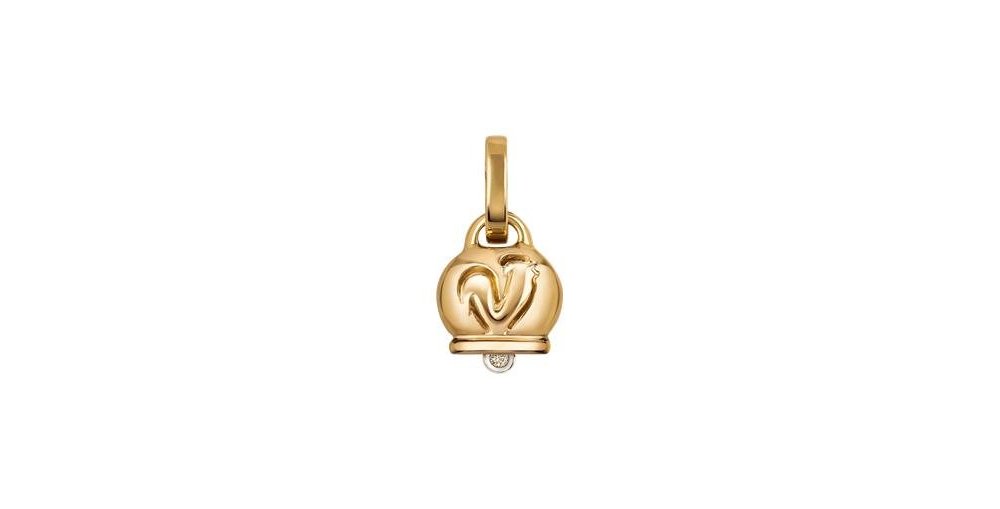 Chantecler - Ciondolo Campanelle - Oro Giallo - Diamante